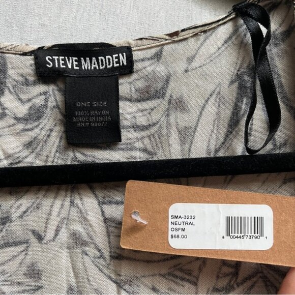 NWT Steve Madden Floral Kimono Maxi Duster One Size - Picture 6 of 8